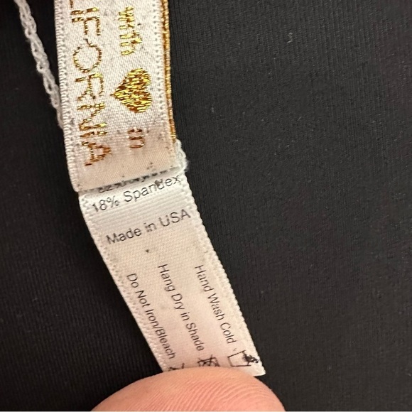 Revolve KYA Swimsuit One Piece Reversible Black Pink Summer Beach Size Small - Picture 7 of 7